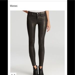 JBrand leather pants